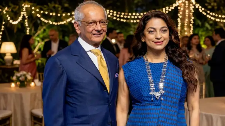 juhi chawla with husband jay mehta